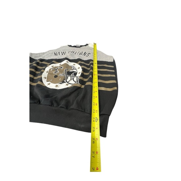 VTG 1980’s New Orleans Saints crewneck Sweater All Over Print Made USA Size XL - Picture 7 of 9